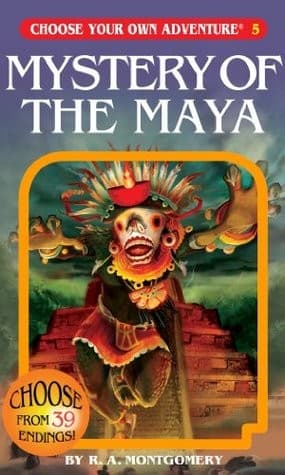 Cover of Mystery of the Maya by R. A. Montgomery