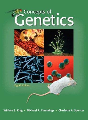 Cover of Concepts of genetics by William S. Klug