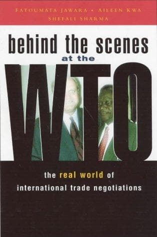 Cover of Behind the scenes at the WTO by Fatoumata Jawara