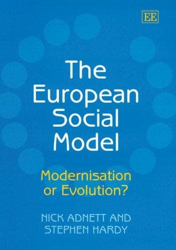 Cover of The European social model by Nick Adnett