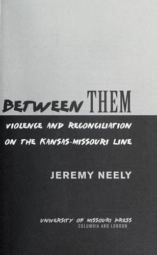 Cover of The border between them by Jeremy Neely