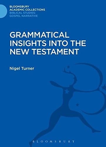 Cover of Grammatical insights into the New Testament by Nigel Turner
