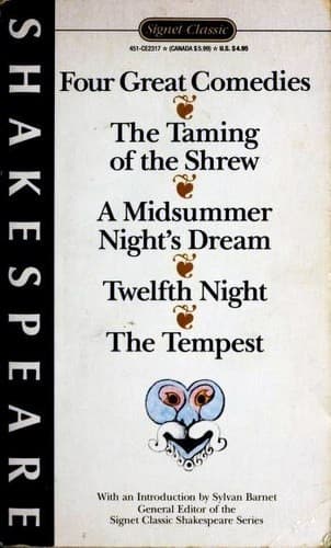 Cover of Four Great Comedies (Midsummer Night's Dream / Taming of the Shrew / Tempest / Twelfth Night) by William Shakespeare