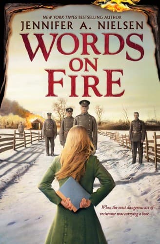 Cover of Words on Fire by Jennifer A. Nielsen