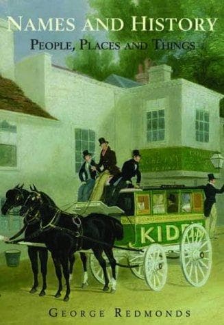 Cover of Names and History by George Redmonds