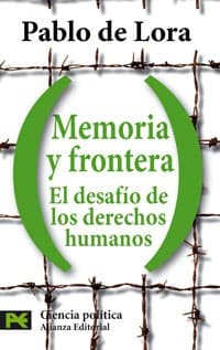 Cover of Memoria y frontera by Pablo de Lora