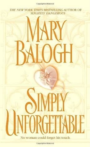 Cover of Simply Unforgettable by Mary Balogh