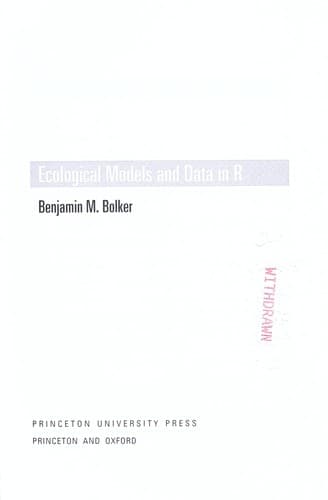 Cover of Ecological models and data in R by Benjamin M. Bolker