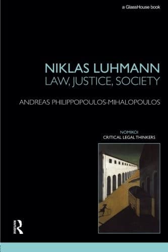 Cover of Niklas Luhmann by Andreas Philippopoulos-Mihalopoulos