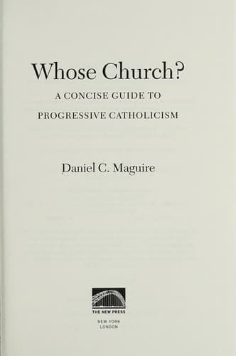 Cover of Whose church? by Daniel C. Maguire