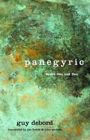 Cover of Panegyric, Volumes 1 and 2 by Guy Debord