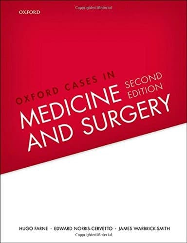 Cover of Oxford cases in medicine and surgery by Hugo Farne