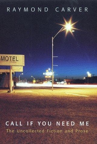 Cover of Call if you need me by Raymond Carver