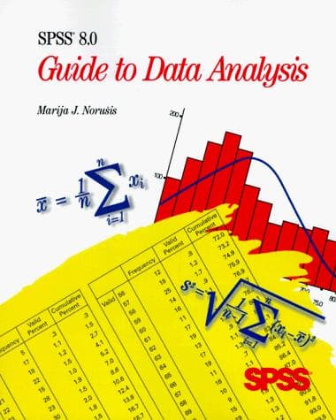 Cover of SPSS 8.0 guide to data analysis by M. J. Norušis