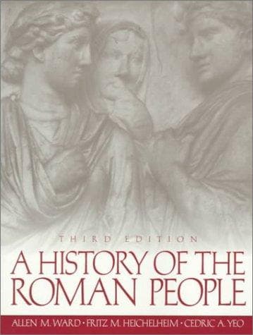 Cover of A history of the Roman people by Allen Mason Ward