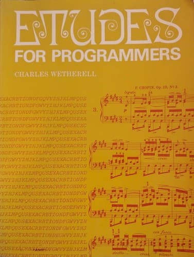 Cover of Etudes for programmers by Charles Wetherell