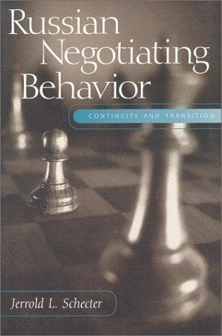 Cover of Russian negotiating behavior by Jerrold L. Schecter