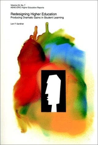 Cover of Redesigning higher education by Lion F. Gardiner