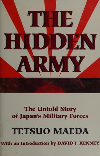 Cover of The hidden army by Maeda, Tetsuo