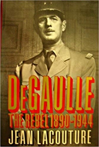 Cover of De Gaulle by Jean Lacouture