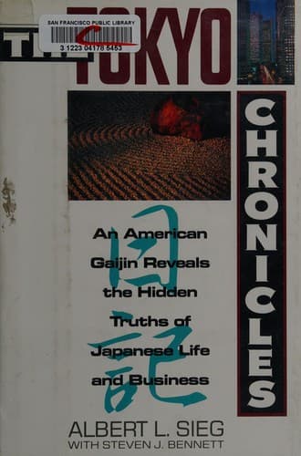 Cover of The Tokyo chronicles by Albert L. Sieg