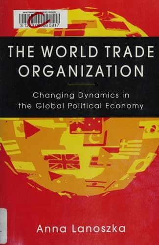 Cover of The World Trade Organization by Anna Lanoszka