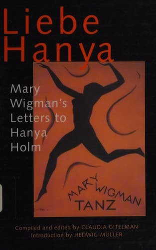 Cover of Liebe Hanya by Mary Wigman