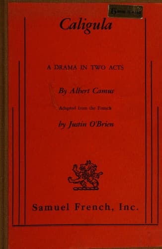 Cover of Caligula by Albert Camus