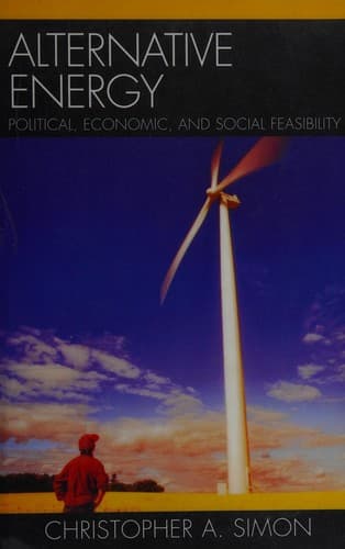 Cover of Alternative energy by Christopher A. Simon