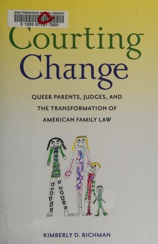 Cover of Courting change by Kimberly D. Richman