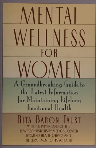Cover of Mental wellness for women by Rita Baron-Faust