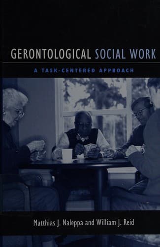 Cover of Gerontological social work by Matthias J Naleppa