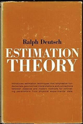 Cover of Estimation theory by R. Deutsch