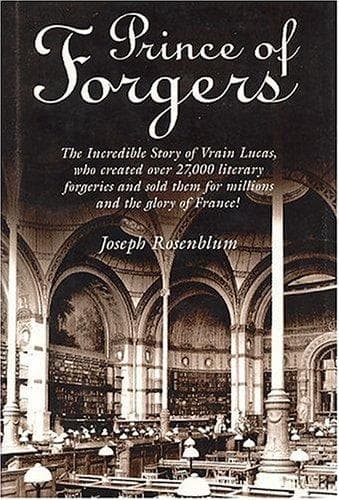 Cover of Prince of forgers by Henri Léonard Bordier