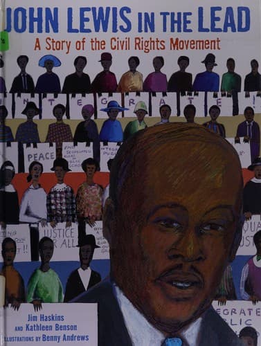 Cover of John Lewis in the lead by James Haskins