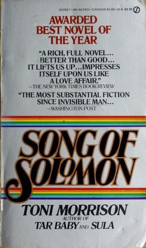 Cover of Song of Solomon by Toni Morrison