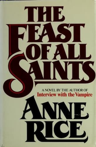 Cover of The Feast of All Saints by Anne Rice