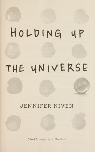Cover of Holding Up the Universe by Jennifer Niven