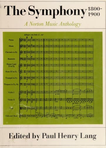 Cover of The Symphony 1800-1900 by Paul Henry Lang