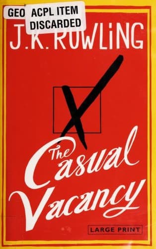 Cover of The Casual Vacancy by J.K. Rowling