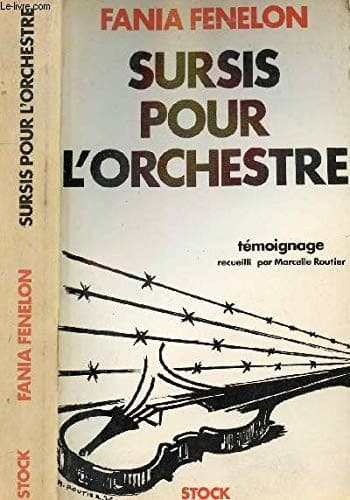 Cover of Sursis pour l'orchestre by Fania Fénelon