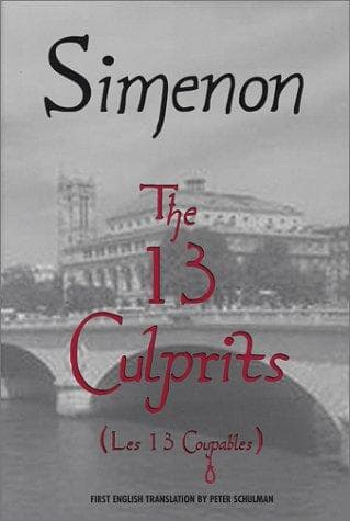 Cover of Les 13 Coupables by Georges Simenon