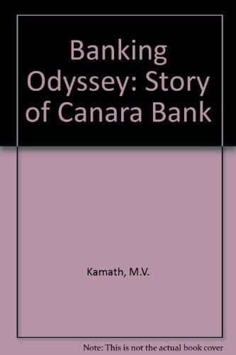 Cover of A Banking odyssey by Kamath, M. V