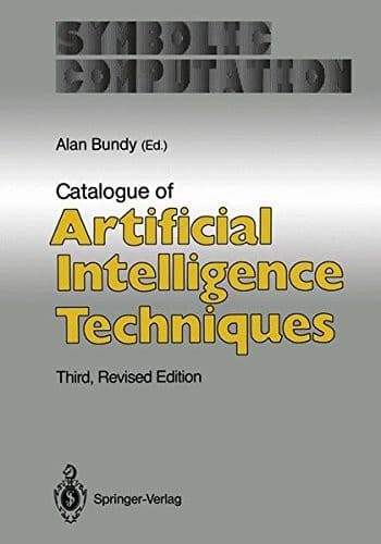 Cover of Catalogue of artificial intelligence techniques by Alan Bundy