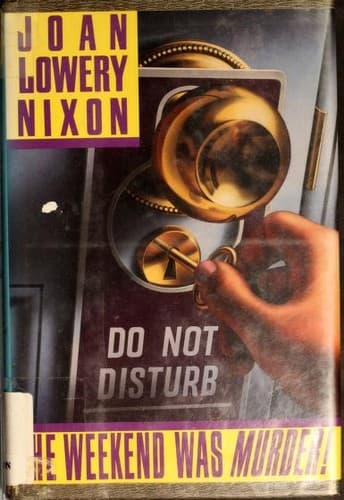 Cover of The Weekend Was Murder! by Joan Lowery Nixon
