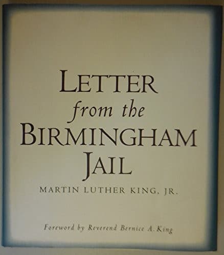 Cover of Letter from the Birmingham jail by Martin Luther King Jr