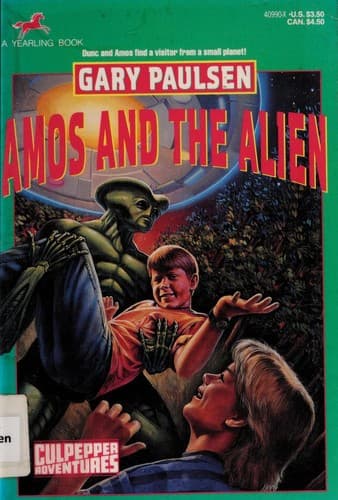 Cover of Amos and the Alien by Gary Paulsen
