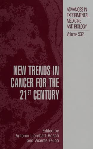 Cover of New trends in cancer for the 21st century by International Symposium on Cancer "New Trends in Cancer for the 21st Century"