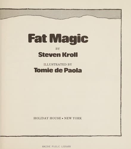 Cover of Fat magic by Steven Kroll