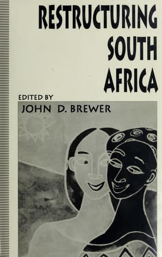 Cover of Restructuring South Africa by John D. Brewer